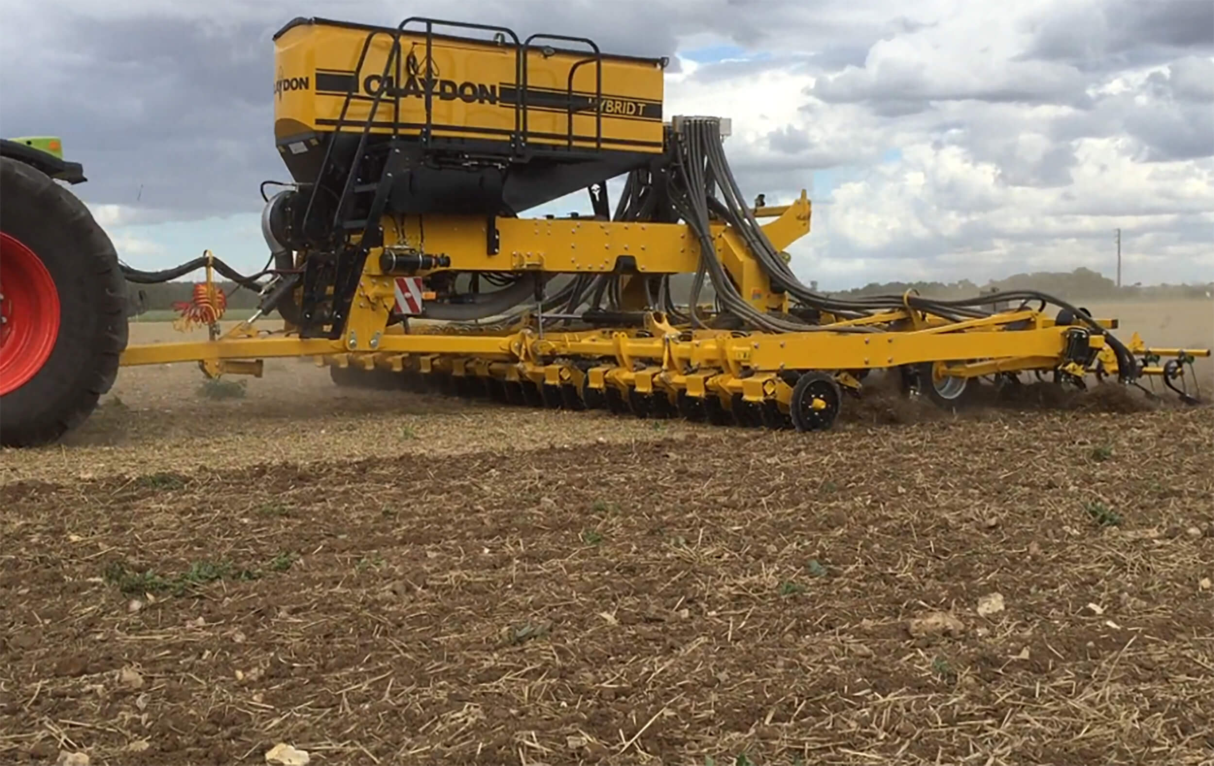 8m trailed direct seed drill