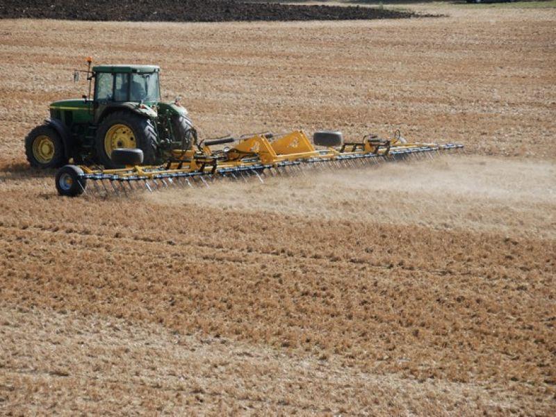 stubble management and weed control machine